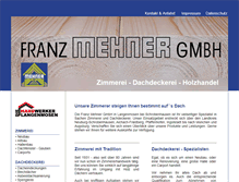 Tablet Screenshot of franz-mehner.de